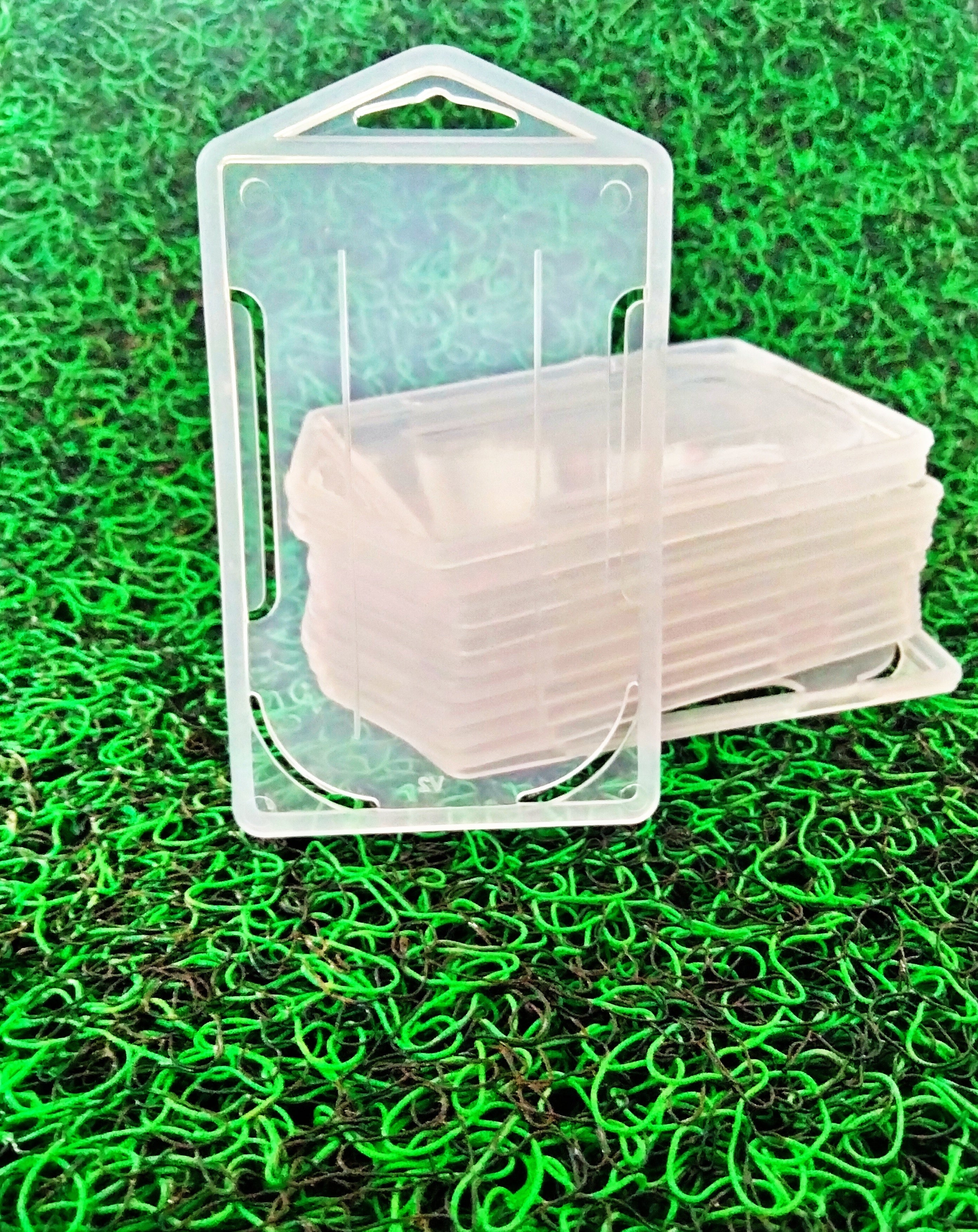 V2 TRANSPARENT PLASTIC HOLDER - PACK OF 100